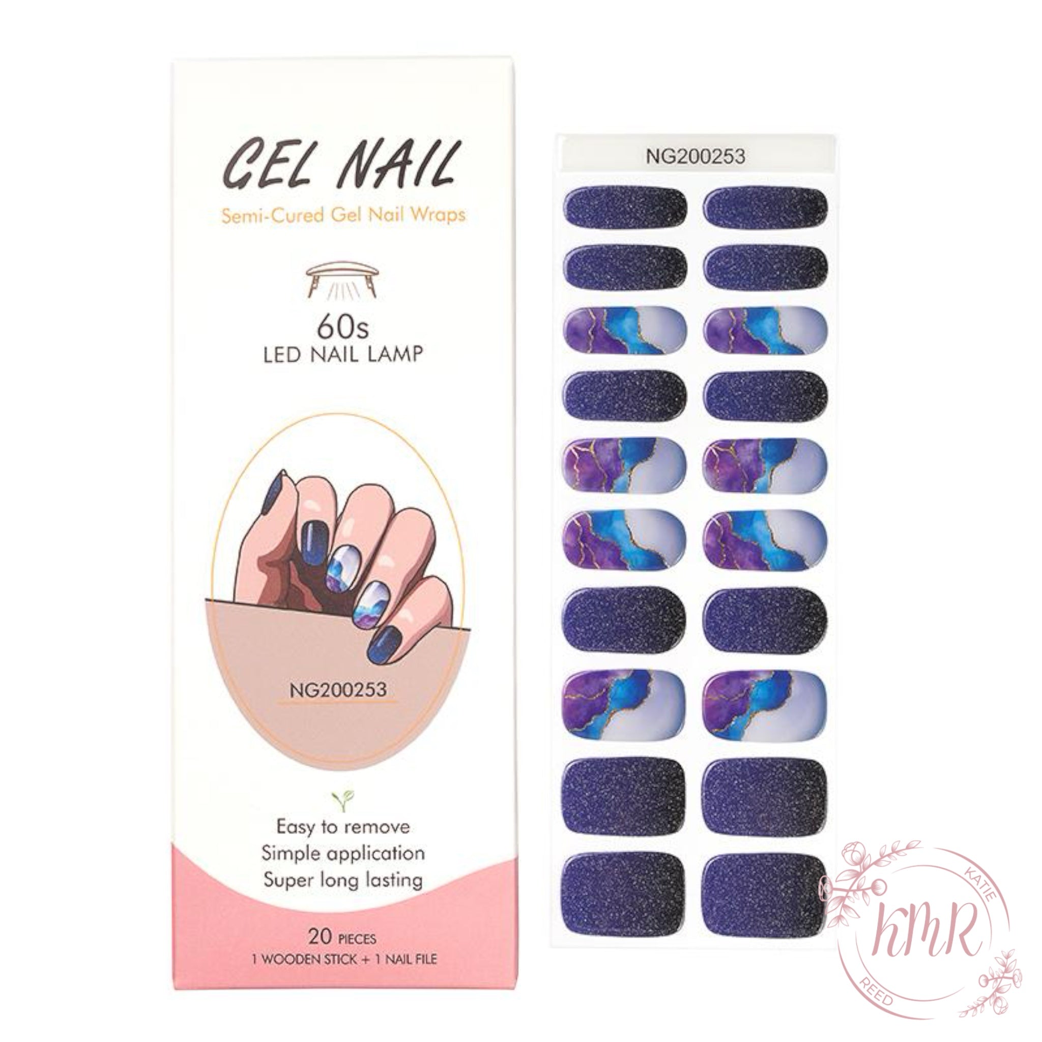 Linden Premier Gel Nail Wrap