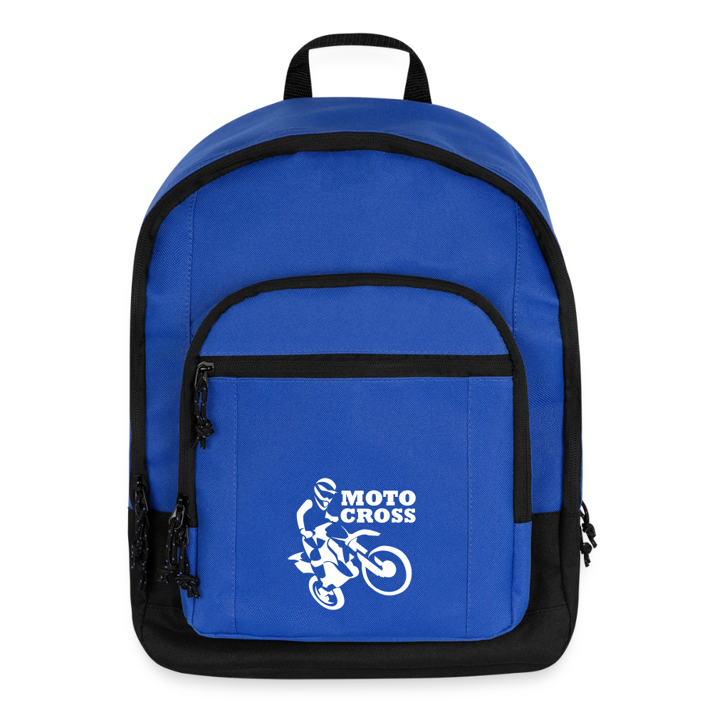 Motocross Bike Rider Basic Backpack