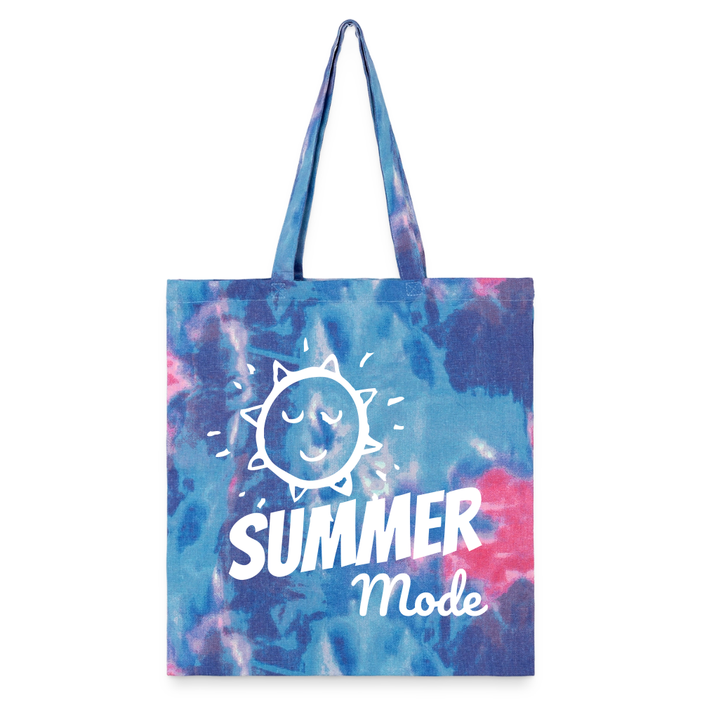 Summer Mode Tie Dye Tote Bag