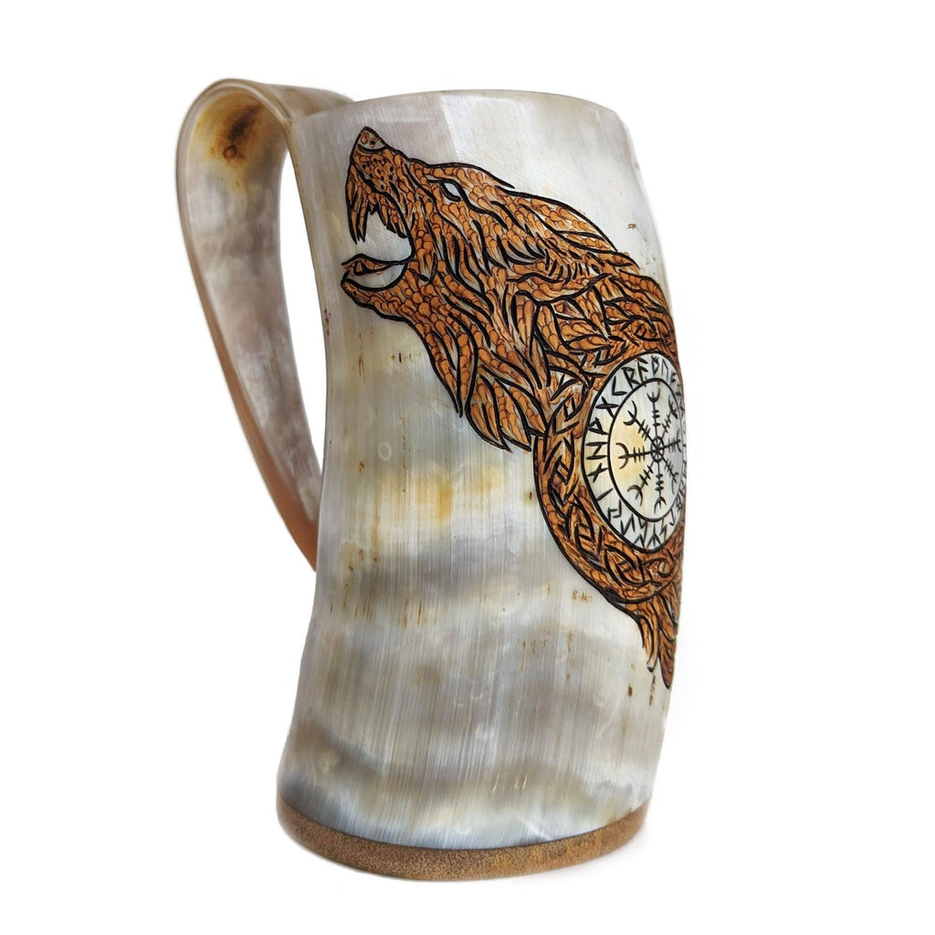 Horn Tankard Mug ( Pick your Polish )