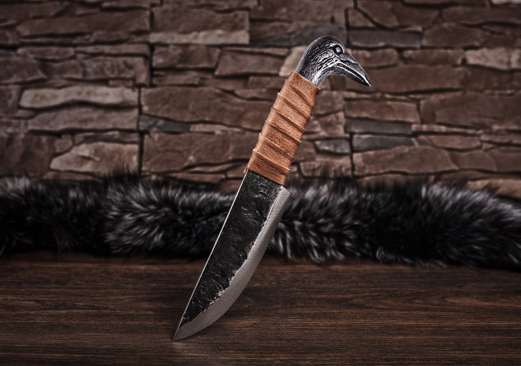Viking Raven Knife – 5.5" Carbon Steel Blade