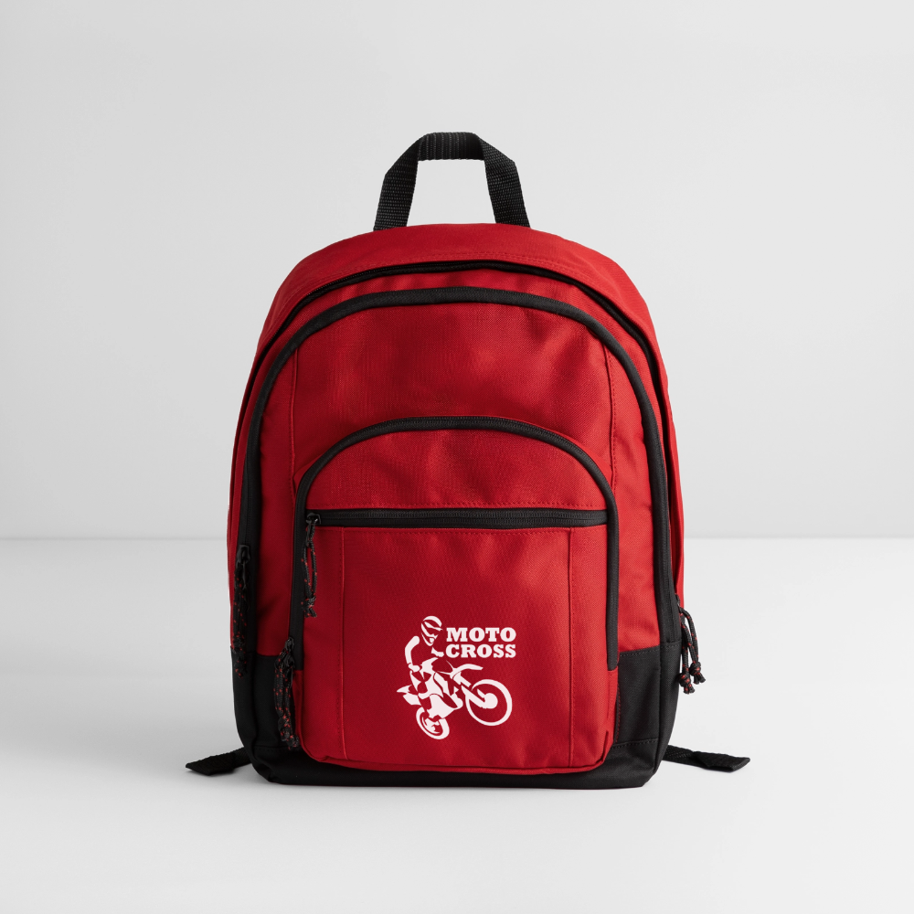 Motocross Bike Rider Basic Backpack