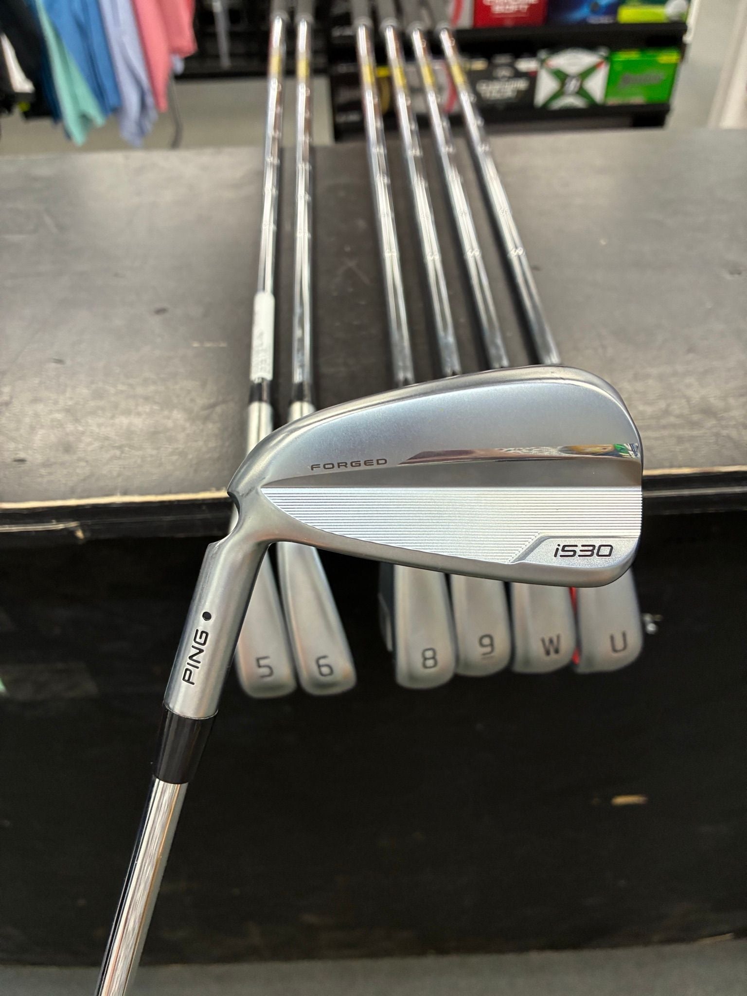 Ping i530 Iron Set Left Hand 5-PWUW Stiff Flex (Used)