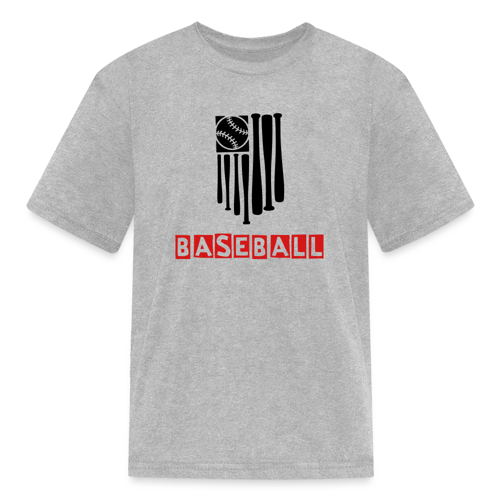 Kid's Baseball Flag T-Shirt