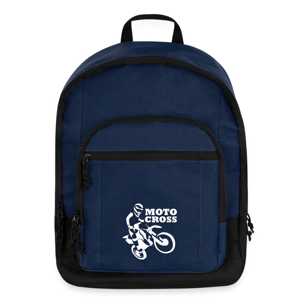 Motocross Bike Rider Basic Backpack