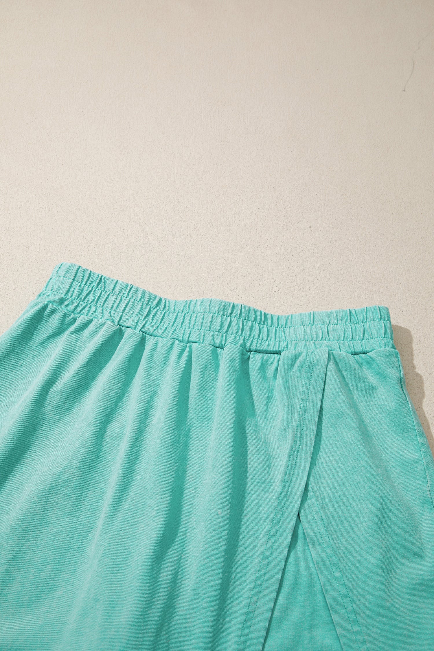 Mineral Wash V-Neck Tee & Skort Set