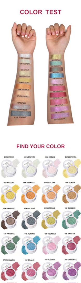 Velvet Glow Radiance Eyeshadow - Vegan, Gluten-Free, Nut-Free, Egg-Free