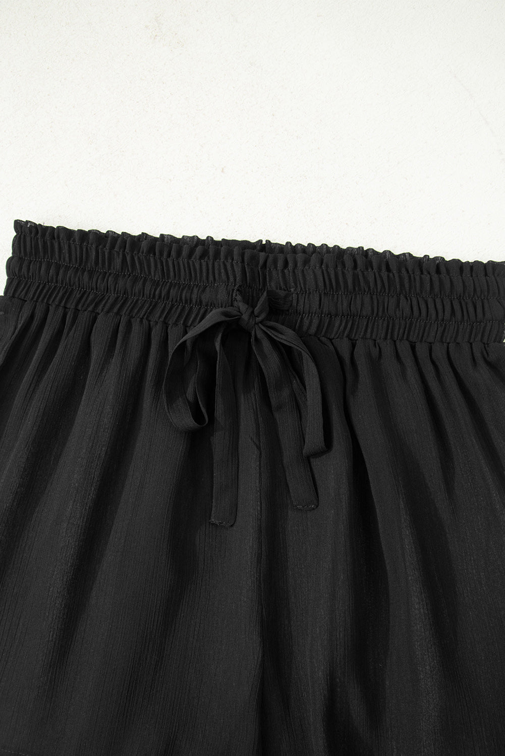 Sheer Tunic Shirt & Drawstring Shorts Cover-Up