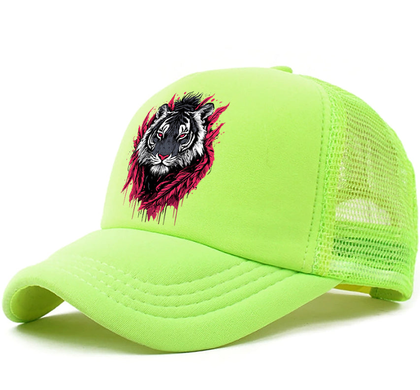 Tiger Design Colorful Trucker's Cap