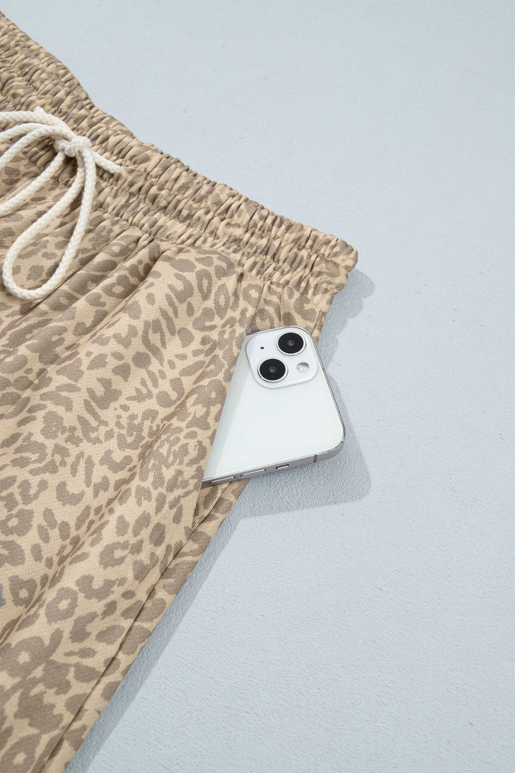Leopard Star Patch Long Sleeve Top & Pants Set