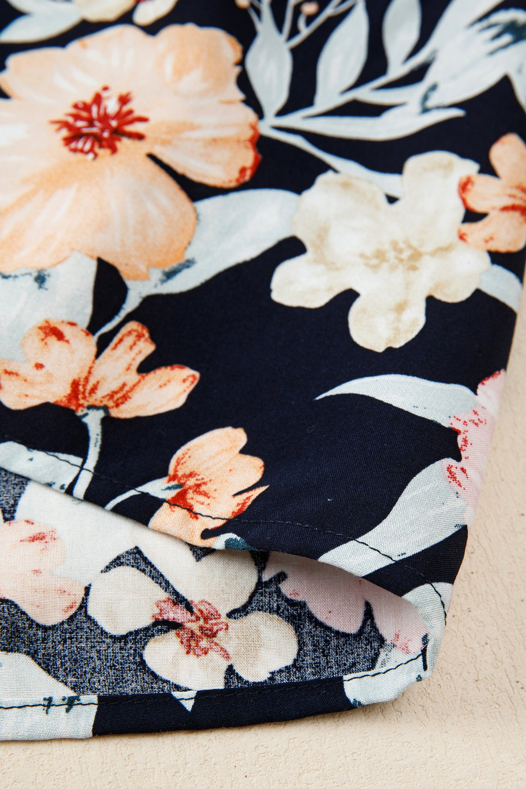 Floral Short Sleeve Smocked High Waist Maxi Dress