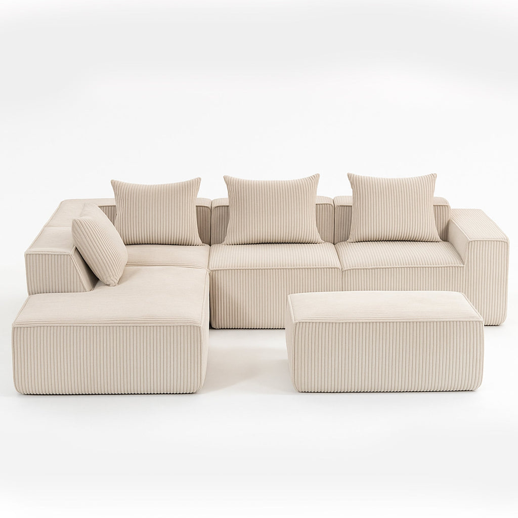 Multi person modular compression sofa that can be freely combined-33005-5