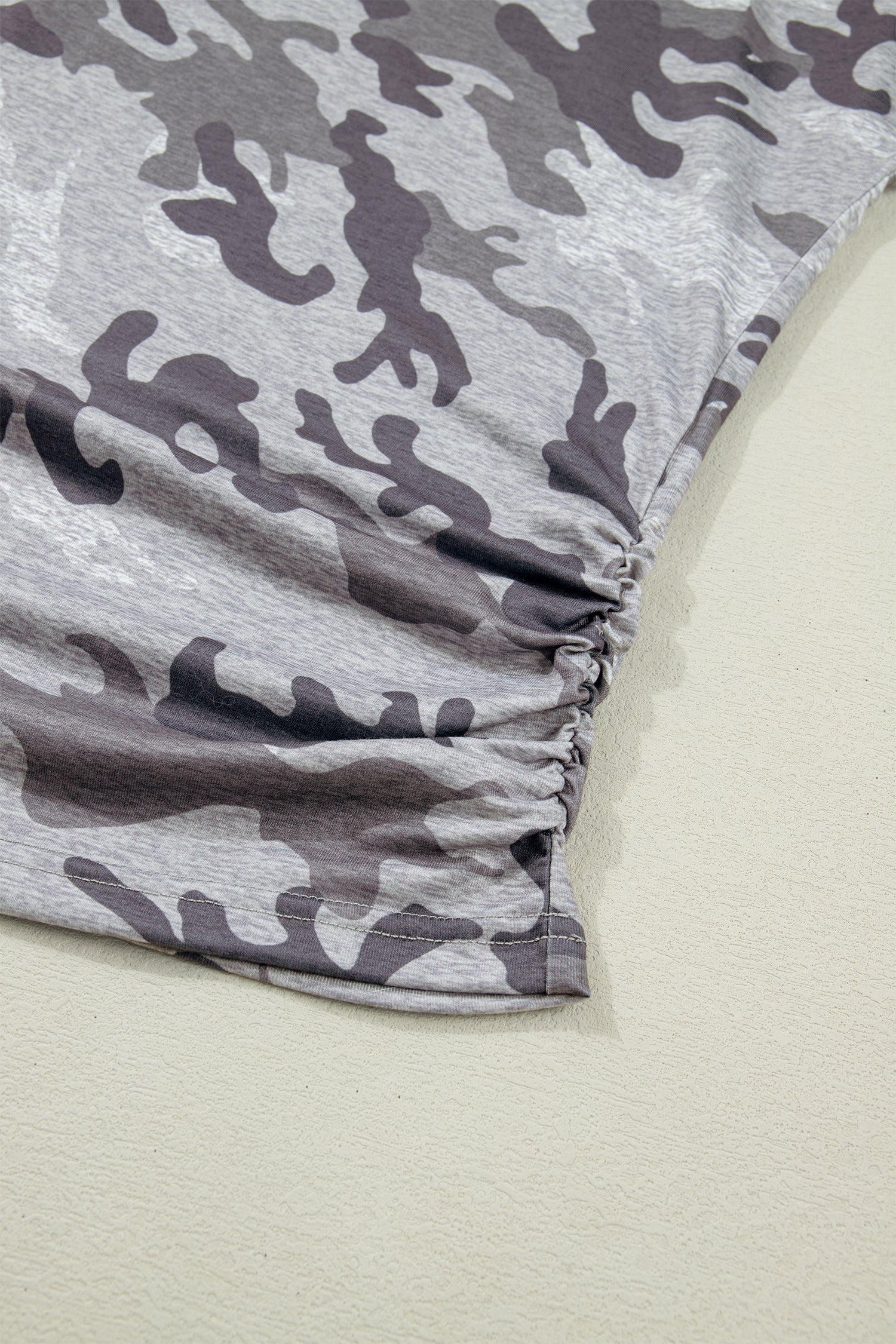 Plus Size Camo Short Sleeve T-Shirt