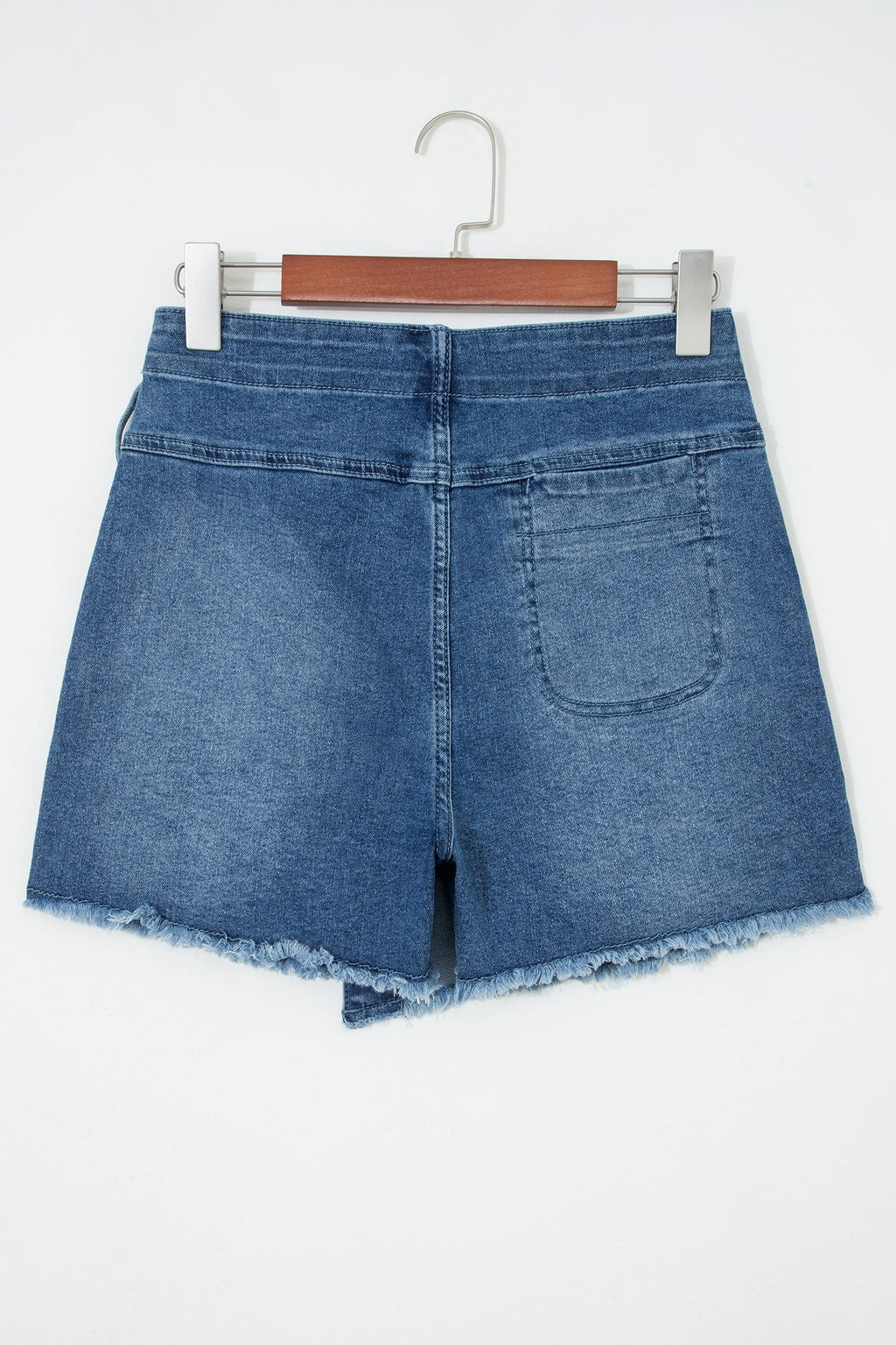 Denim Wrapped Tie Waist Skort