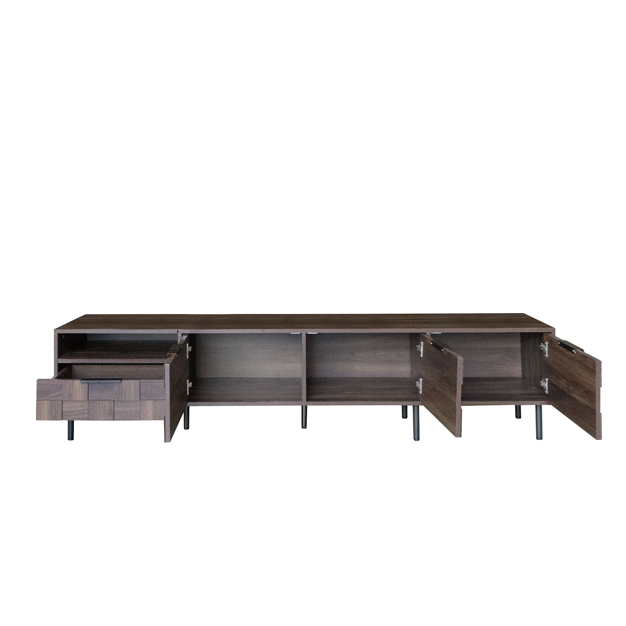 78 ' Mid Century Modern TV Stand for 65+ Inch TVs, TV Console with Storage Cabinets for Living Room, Entertainment Center Storage