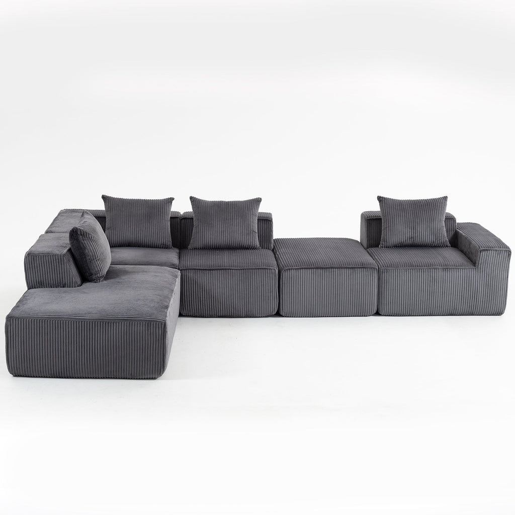 Multi person modular compression sofa that can be freely combined-33005-5