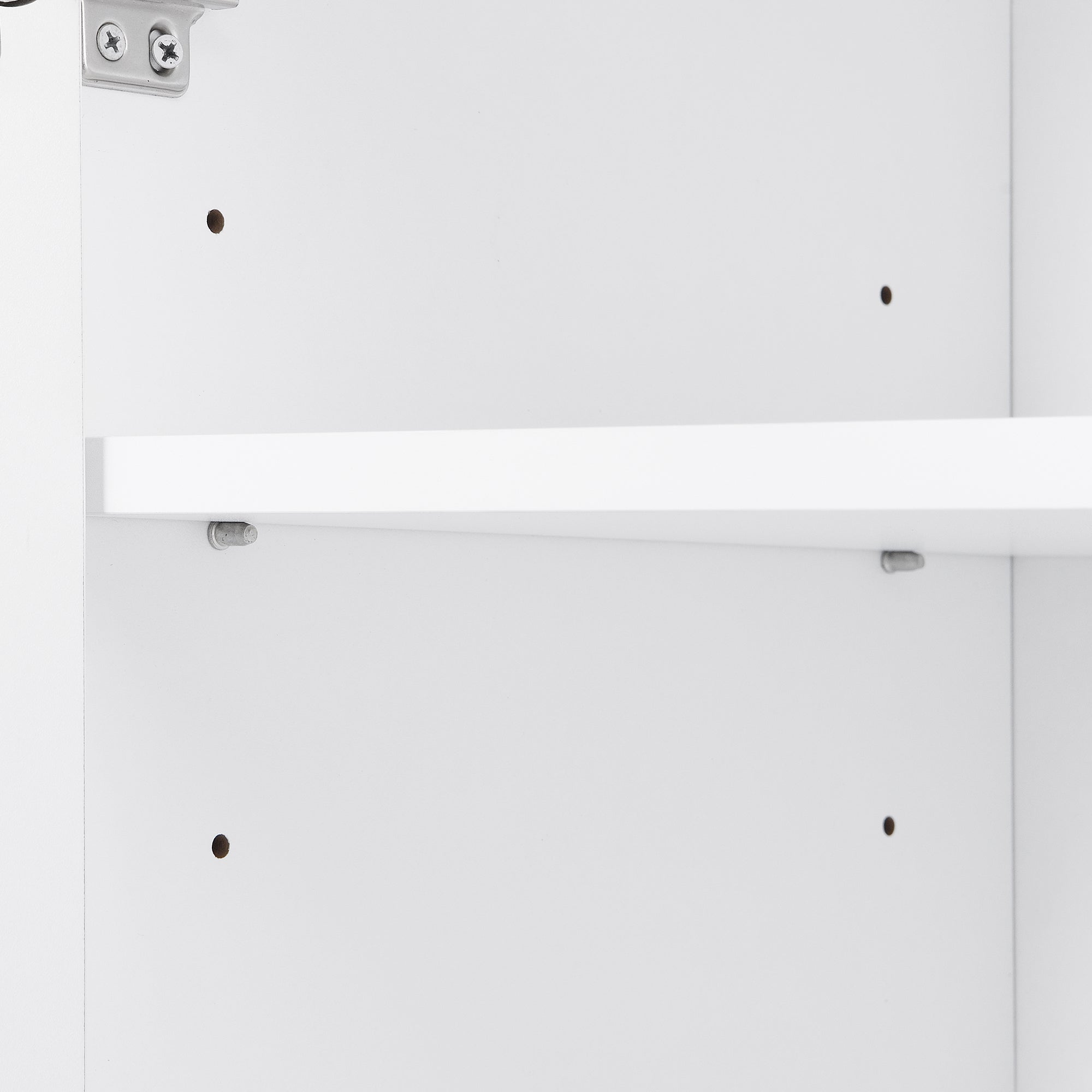 ON-TREND Sleek and Contemporary Shoe Cabinet with Adjustable Shelves, Minimalist Home Organizer with Solid Wood Legs, Storage Sideboard for Entryway, Living Room, White