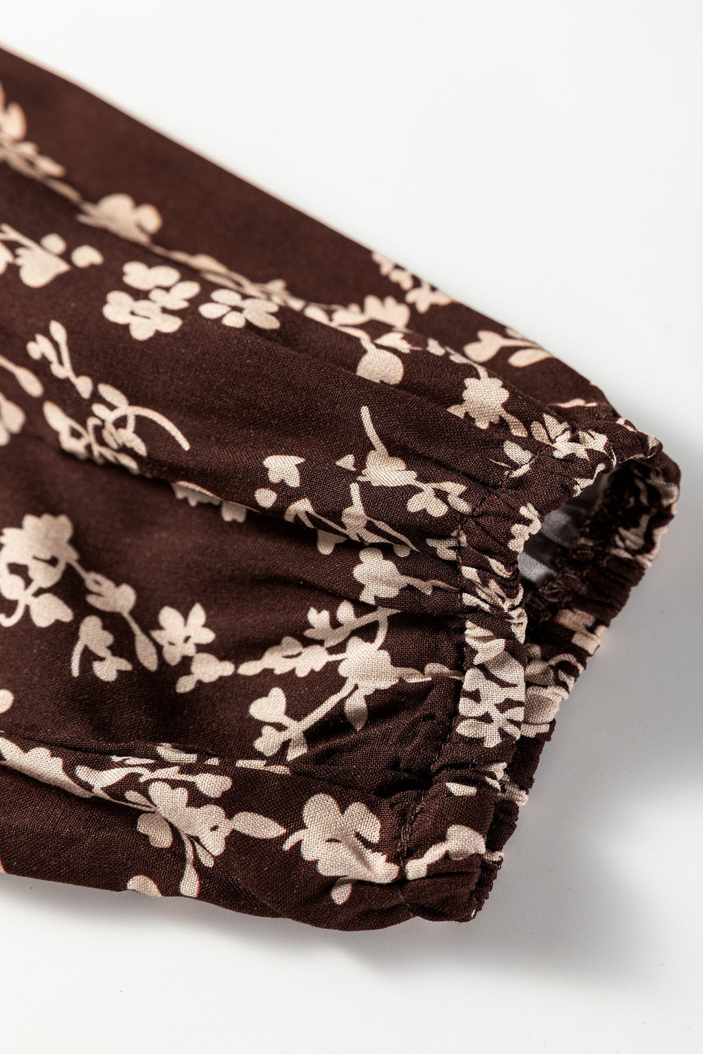 Ditsy Floral Long Sleeve Flared Mini Dress