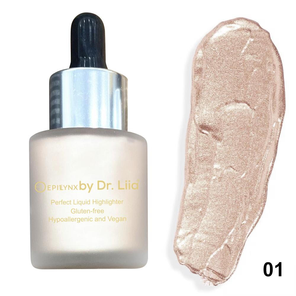 Perfect Liquid Highlighter Drops – Dewy, Luminous Glow (Vegan, Gluten-Free)