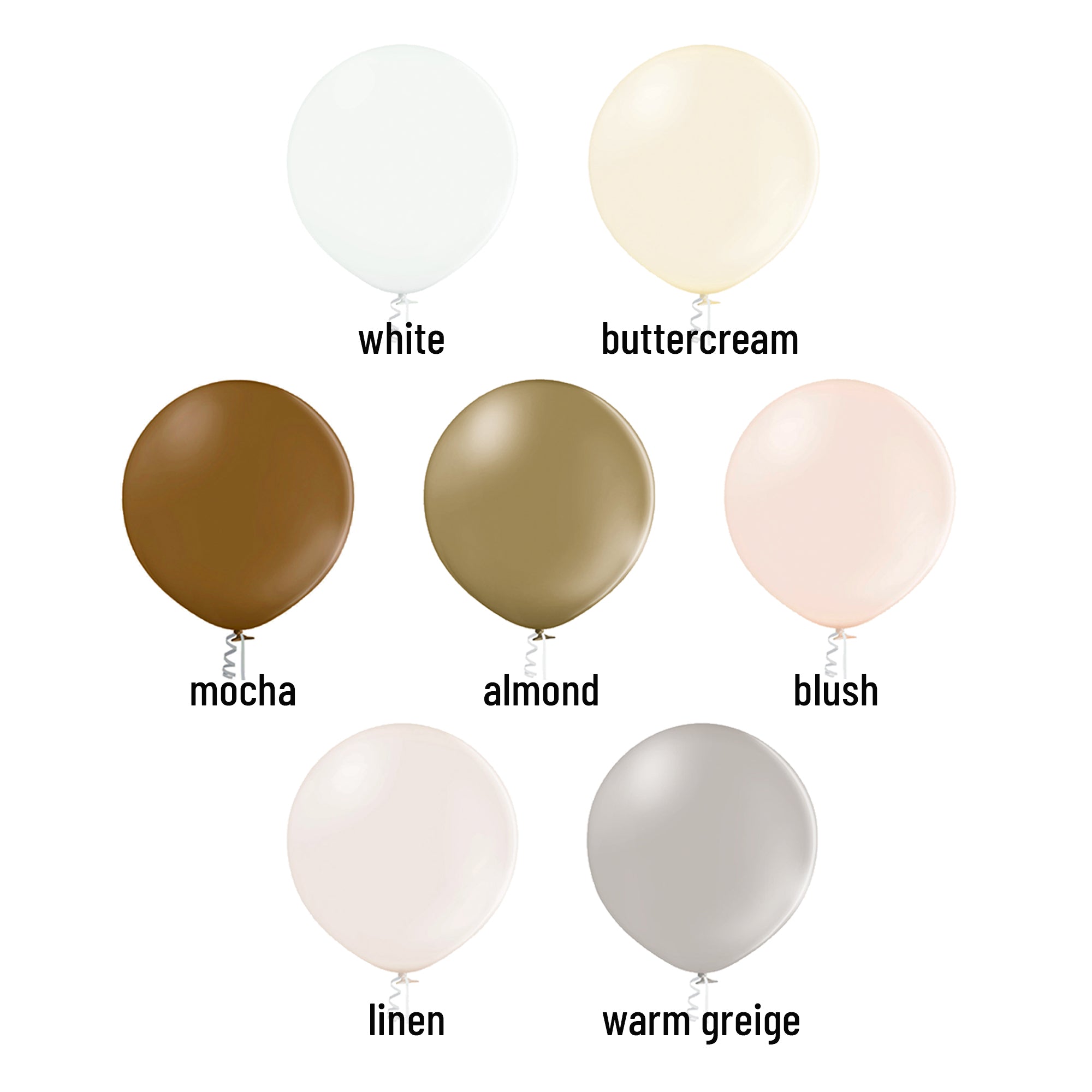 Giant Neutral Balloons (24 inches)