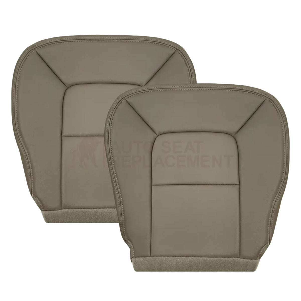 2000-2003 Dodge Durango SLT Replacement Bottom Seat Covers in Gray Vinyl: Choose From Variation