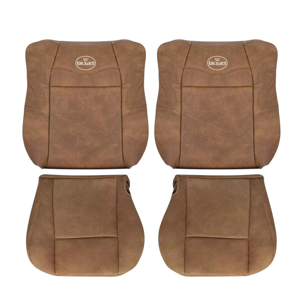 2001 2002 2003 Ford F150 King Ranch New Front GENUINE LEATHER Seat Covers