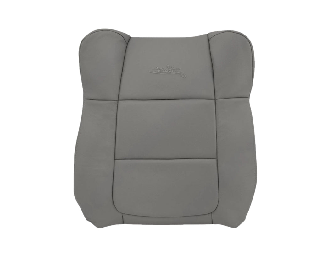 2001-2002 Ford F150 Lariat Super Crew Cab Seat Cover in Gray: Choose Leather or Vinyl
