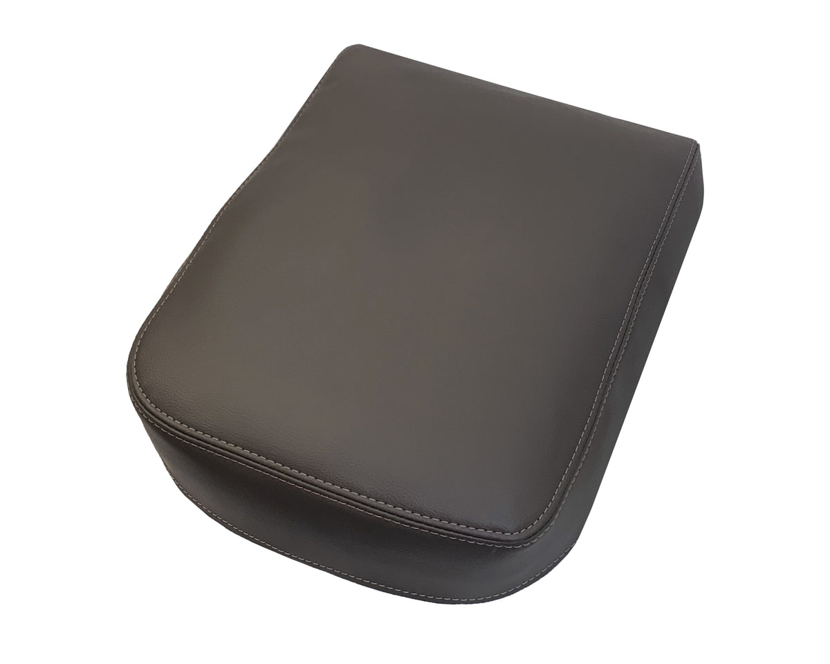 2002 - 2008 Dodge Ram 1500 2500 3500 Console Lid Armrest Synthetic Leather Cover In Gray