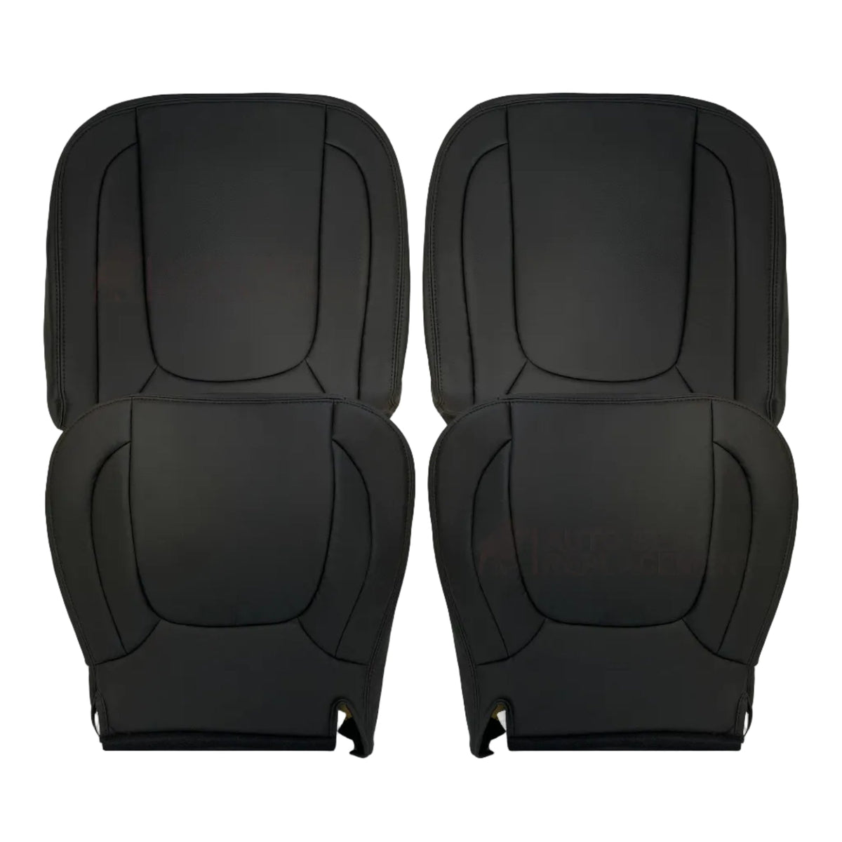 2002-2005 Dodge Ram ST WORK TRUCK 1500 2500 3500 Replacement Seat Covers In Dark Slate "Dark Gray" Synthetic Leather (Vinyl)