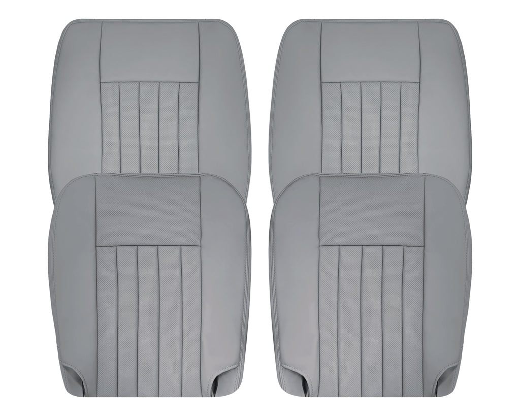 2003 2004 Lincoln Navigator Replacement Seat Covers in Gray: Choose Genuine Leather or Vinyl