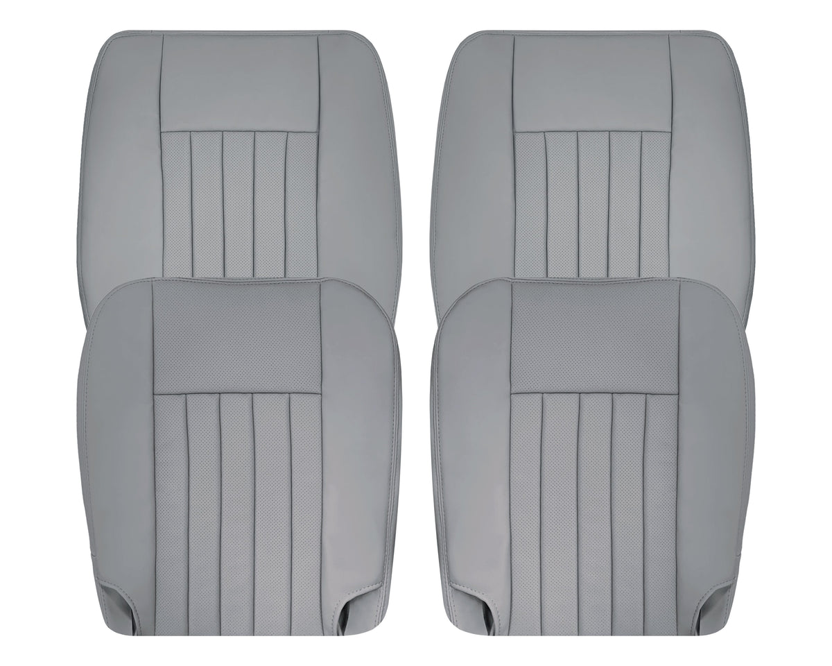 2003 2004 Lincoln Navigator Replacement Seat Covers in Gray: Choose Genuine Leather or Vinyl