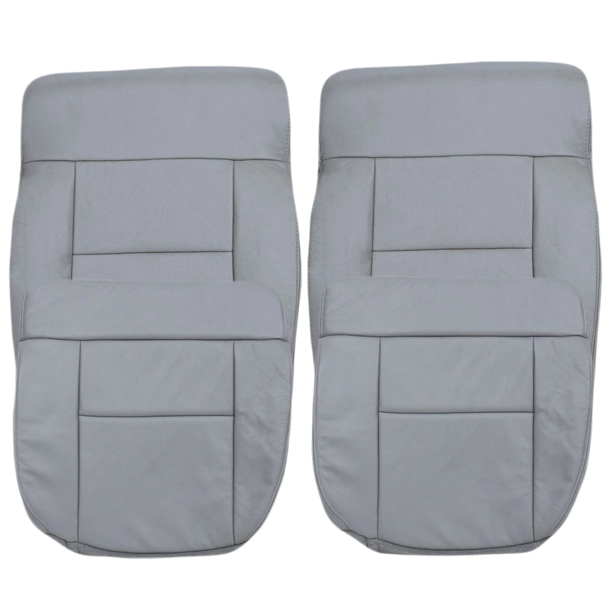 2004-2008 Ford F150 Seat Cover in Gray: Choose Leather or Vinyl