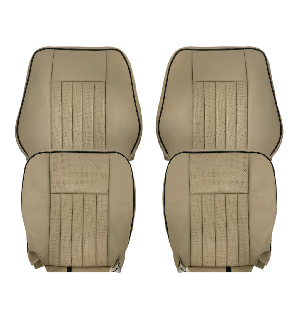 2005 2006 Lincoln Navigator Replacement Seat Covers in Camel Tan: Choose Genuine Leather or Vinyl