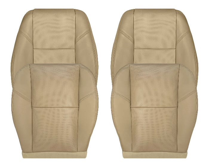 2009-2014 Cadillac Escalade Perforated Seat Cover in Light Cashmere Tan: Choose From Variation