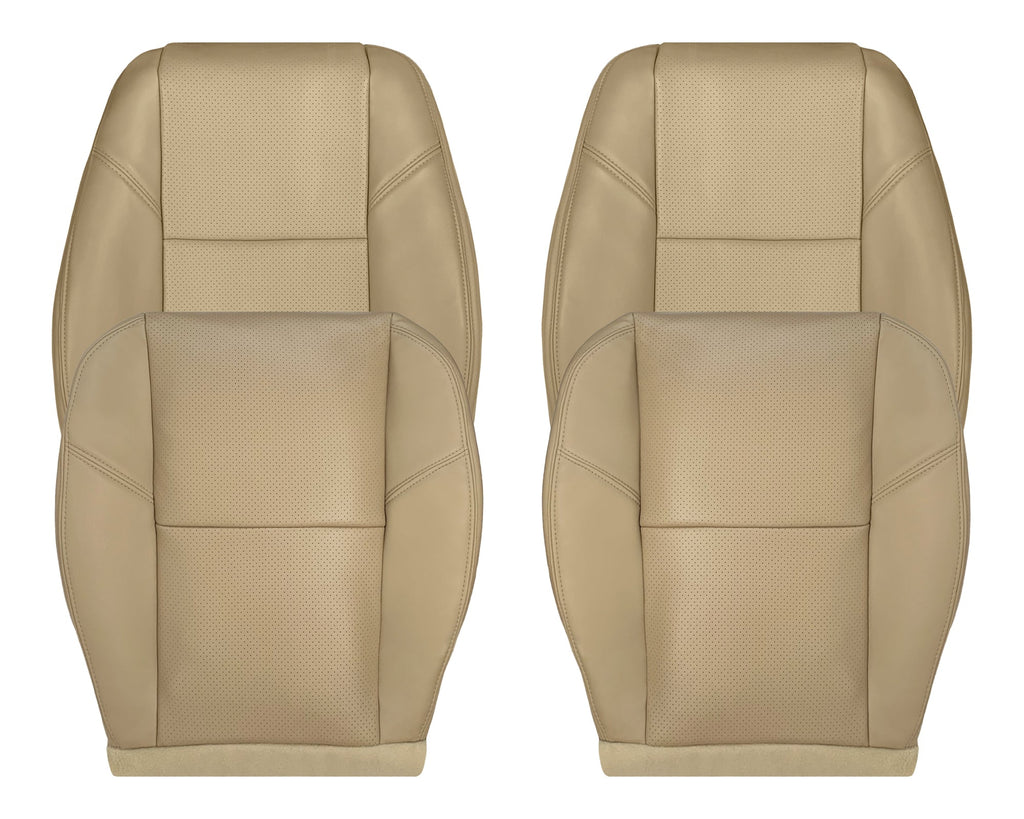 2007-2008 Cadillac Escalade Perforated Seat Cover in VERY Light Cashmere Tan: Choose From Variation