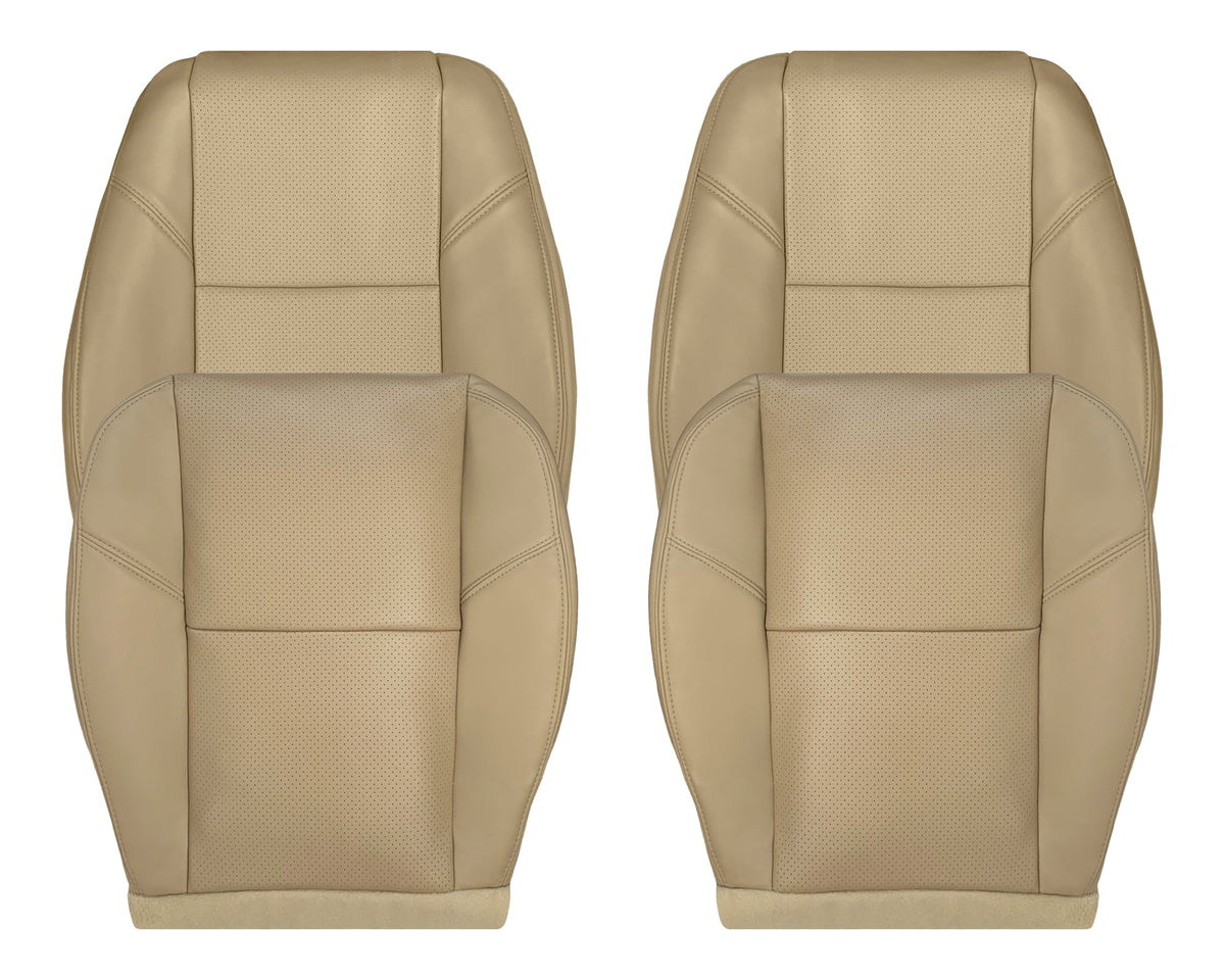 2007-2008 Cadillac Escalade Perforated Seat Cover in VERY Light Cashmere Tan: Choose From Variation