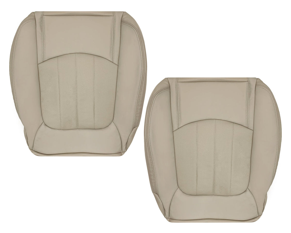 2009-2012 Chevrolet Traverse LT/LTZ Driver or Passenger Replacement Seat Cover: Perforated, Tan
