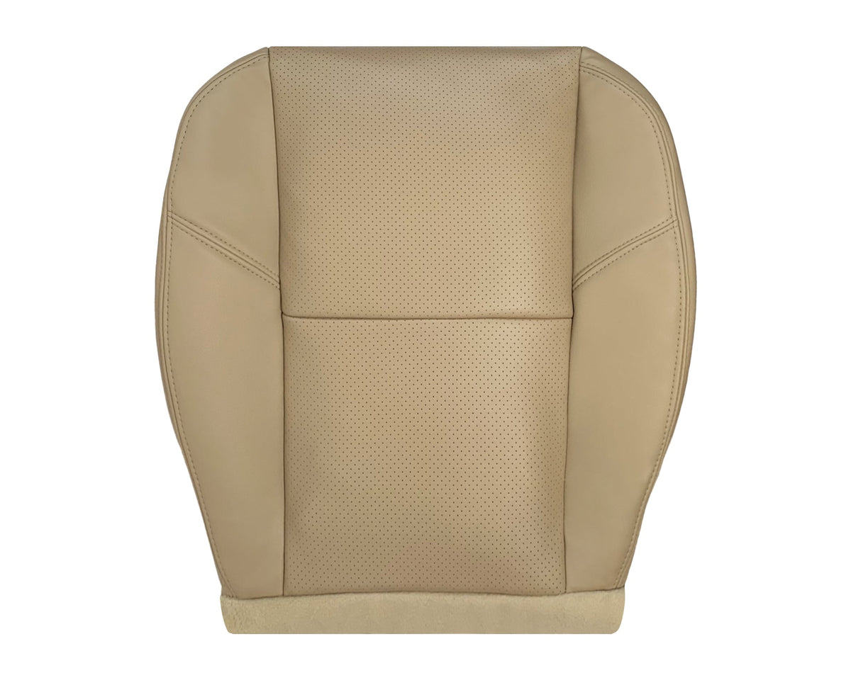 2007-2008 Cadillac Escalade Perforated Seat Cover in VERY Light Cashmere Tan: Choose From Variation