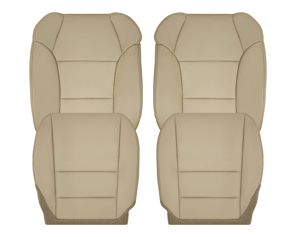 2007 - 2013 Acura MDX Driver Or Passenger Replacement Seat Covers: Non-Perforated Tan