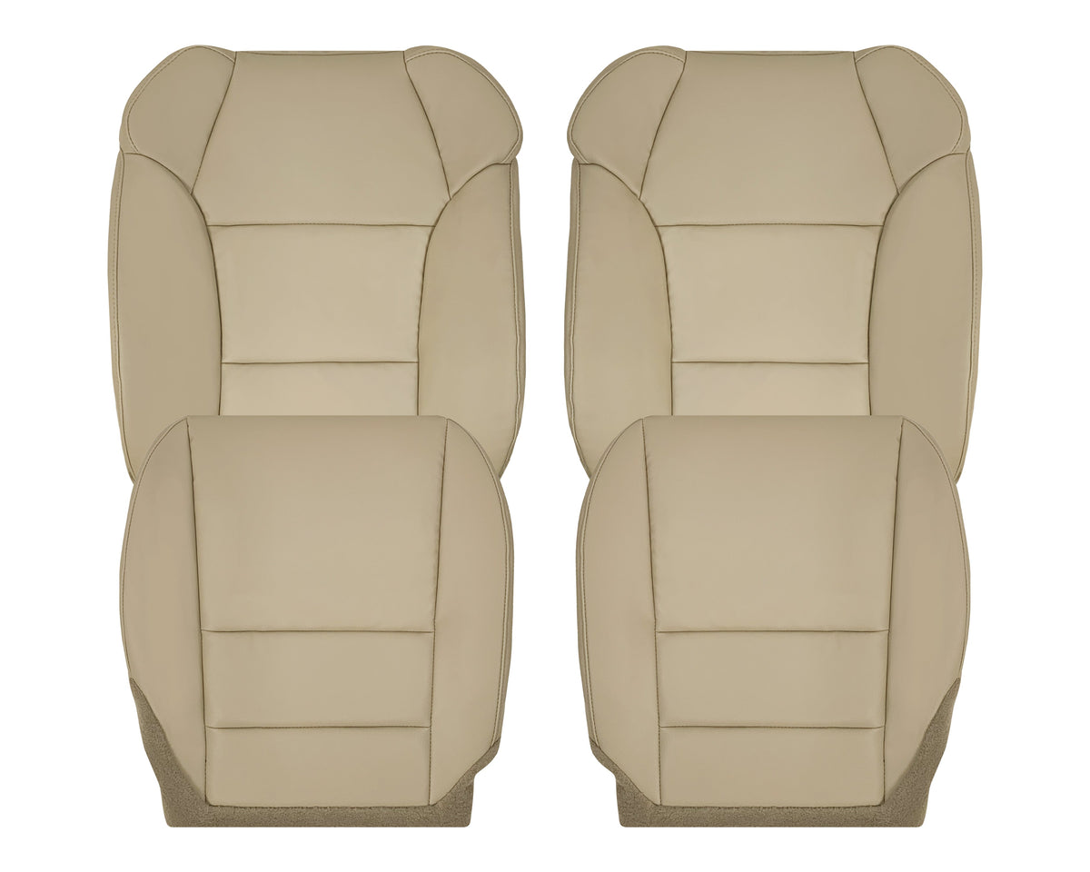 2007 - 2013 Acura MDX Driver Or Passenger Replacement Seat Covers: Non-Perforated Tan
