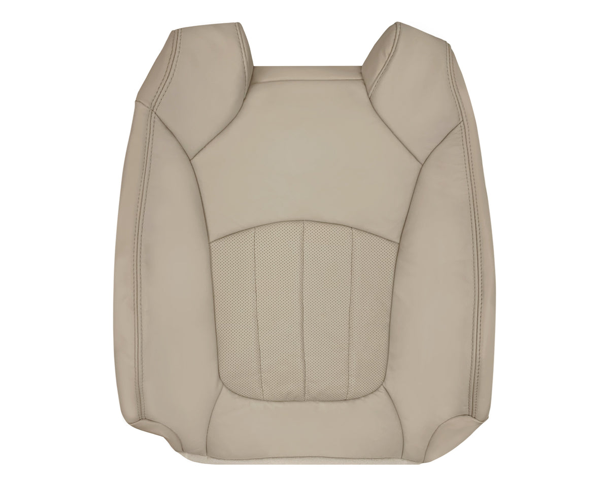 2008-2012 Buick Enclave Perforated Replacement Seat Covers In Tan: Choose Leather or Syn. Leather
