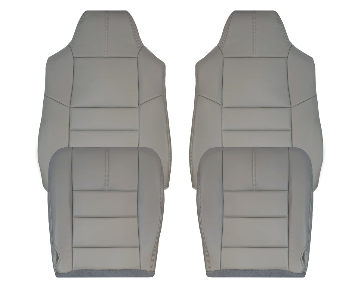 2008-2010 Ford F-250 F-350 F-450 F-550 Lariat Seat Cover in Medium Stone Gray: Choose From Variants