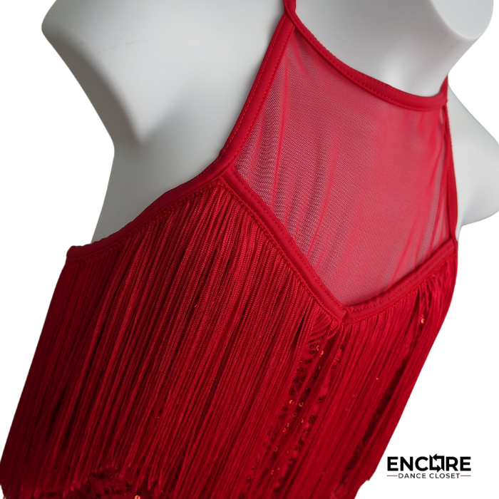 Scarlet Fringe Flair