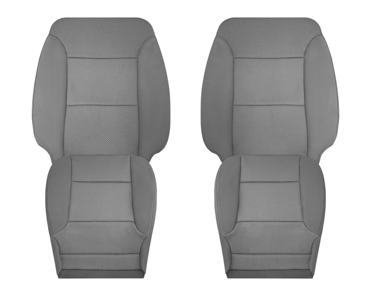 2014-2019 GMC Sierra W/T Base Work Truck Replacement Cloth Seat Cover: Gray