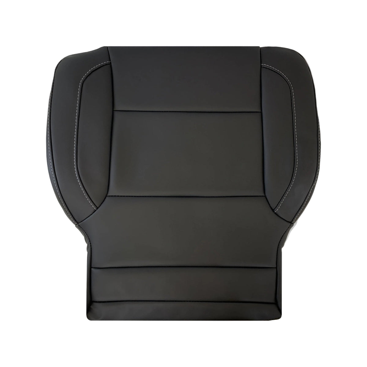 2014-2019 Chevy Silverado Tahoe Suburban & GMC Yukon Non-Perforated Leather Seat Cover Replacement in Black, Gray, or Tan