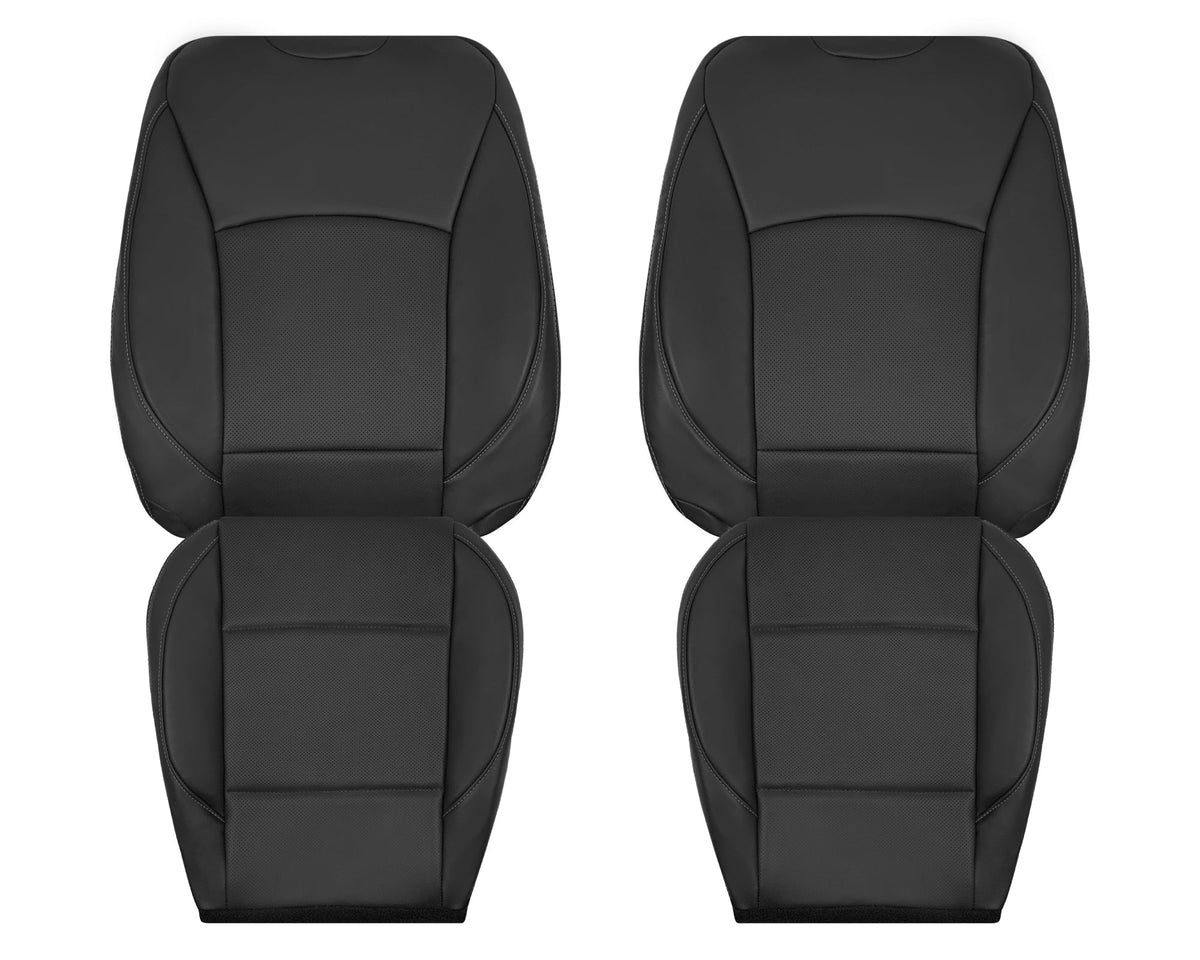 2015-2019 Subaru Outback LIMITED Replacement Leather Seat Covers: Perforated, Black