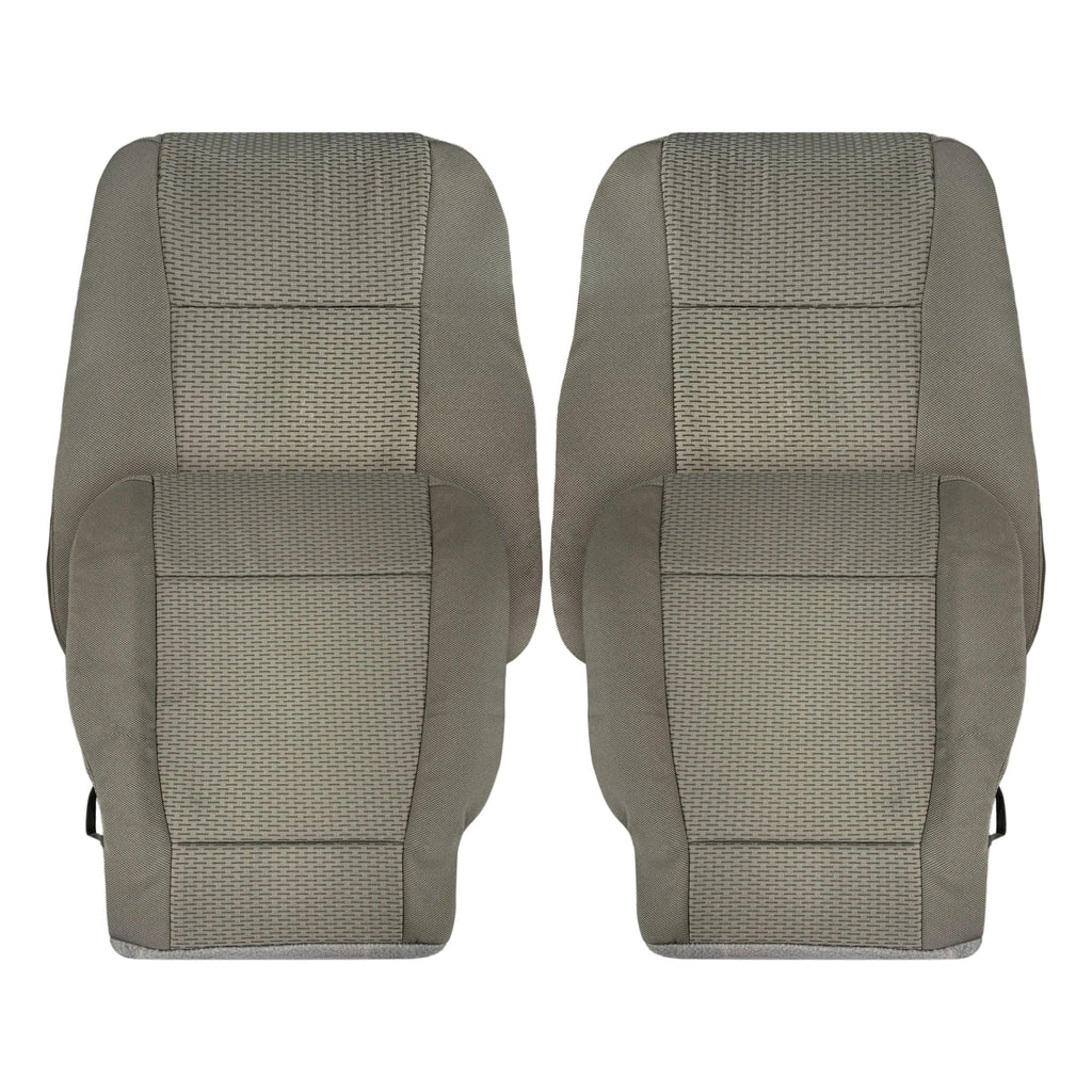 2017-2021 Ford F250 XLT Driver Or Passenger Side Cloth Replacement Seat Cover In Gray