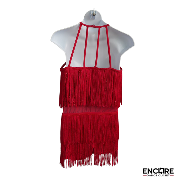 Scarlet Fringe Flair