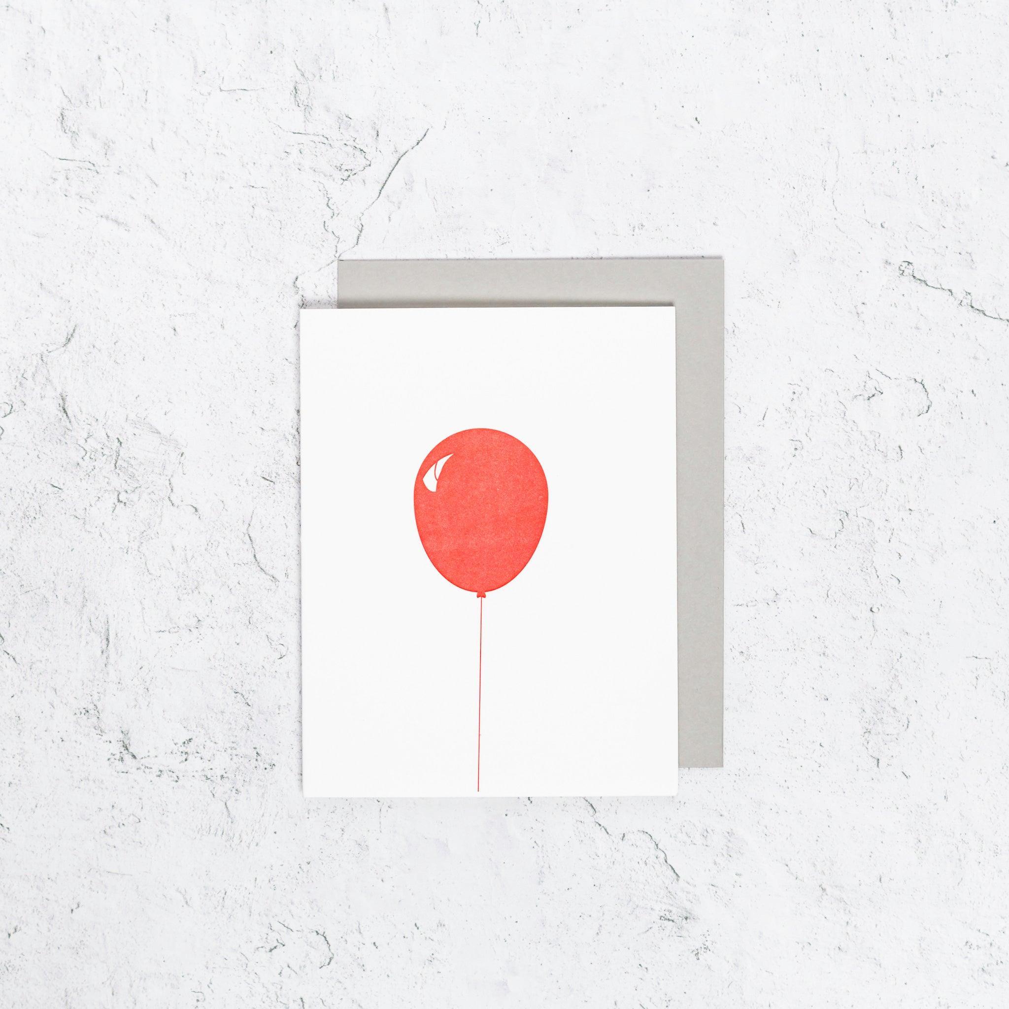 It Balloon Halloween Card Box Set of 10