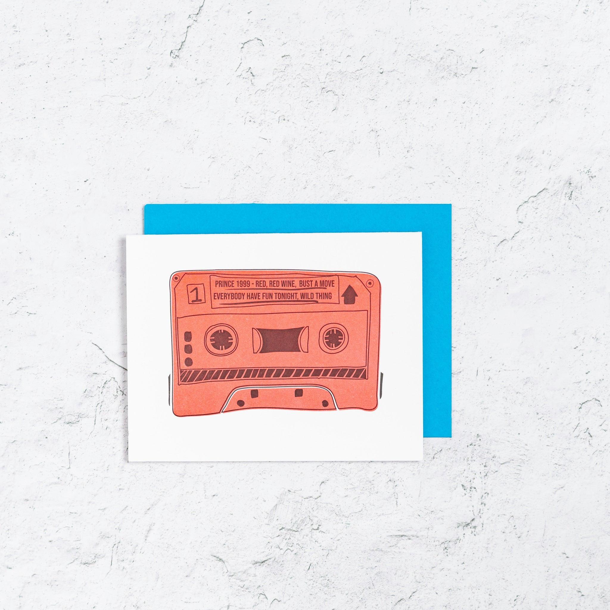 Mix Tape Birthday Card
